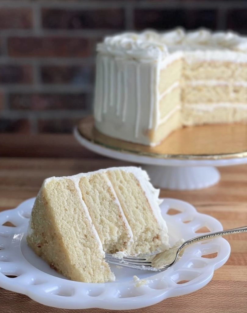 Vanilla Birthday Cake with Old-Fashioned Vanilla Buttercream