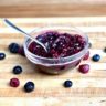 Easy Mixed Berry Cake Filling with Frozen Berries - Amycakes Bakes