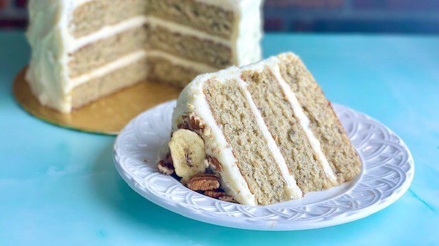 Small Banana Cake - Baking Mischief