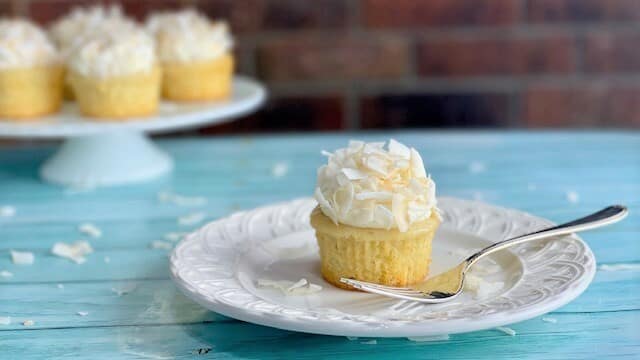 Coconut Cream Cupcake