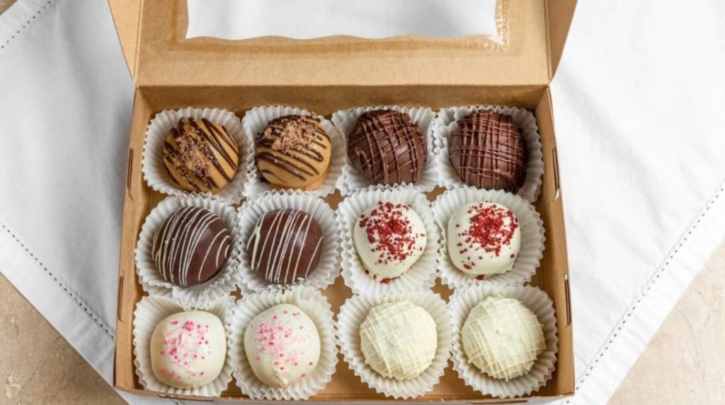 cake truffle gift box