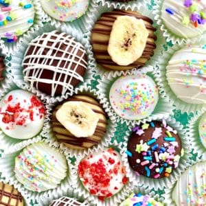 Variety of made from scratch cake truffles