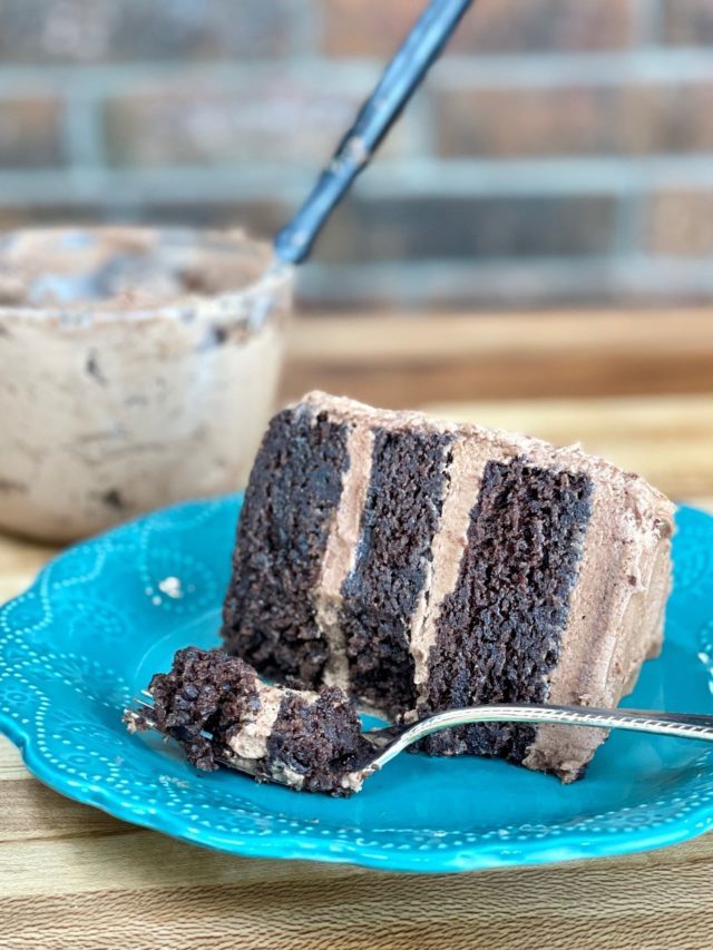 Ultra-Moist Double Chocolate Layer Cake