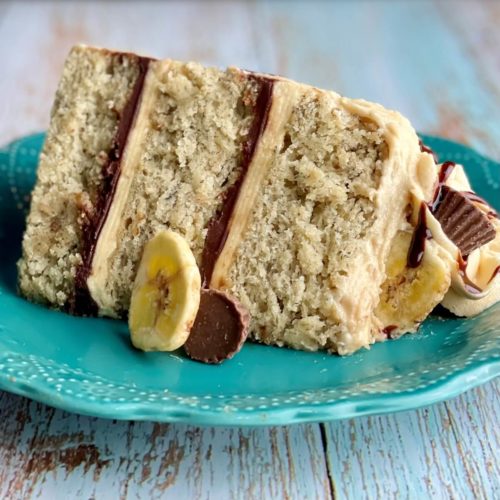 Banana Cake with Cake Mix - Cookie Dough and Oven Mitt