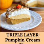 Triple Layer Pumpkin Cream Pie Pinterest