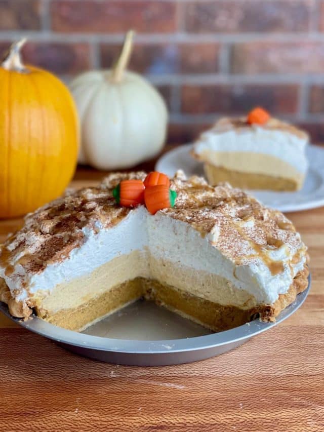 Easy Pumpkin Cream Cheese Pie