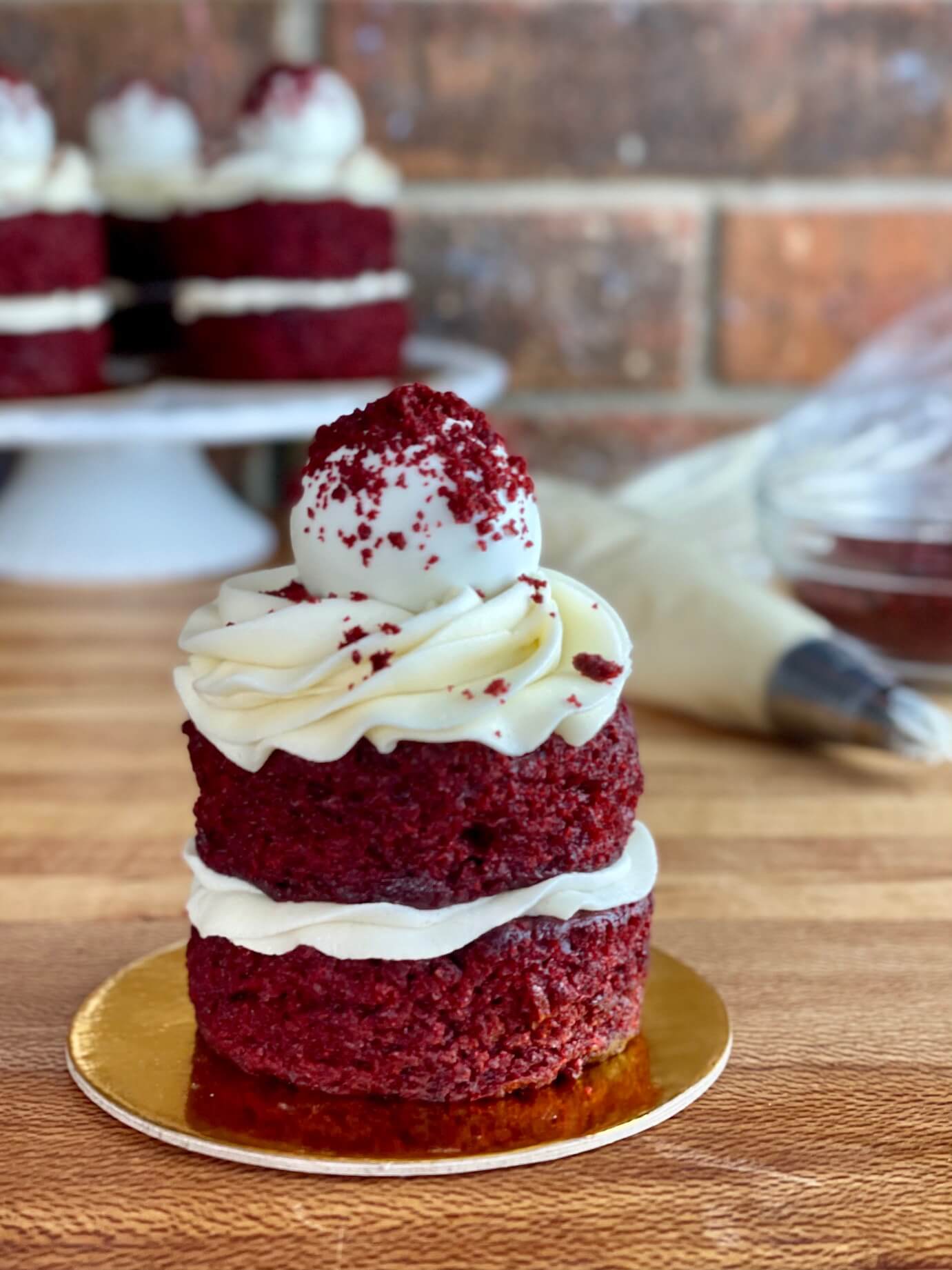 Mini Red Velvet Cakes