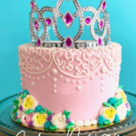 Princess Flower Cake Design by Amycakes Bakes