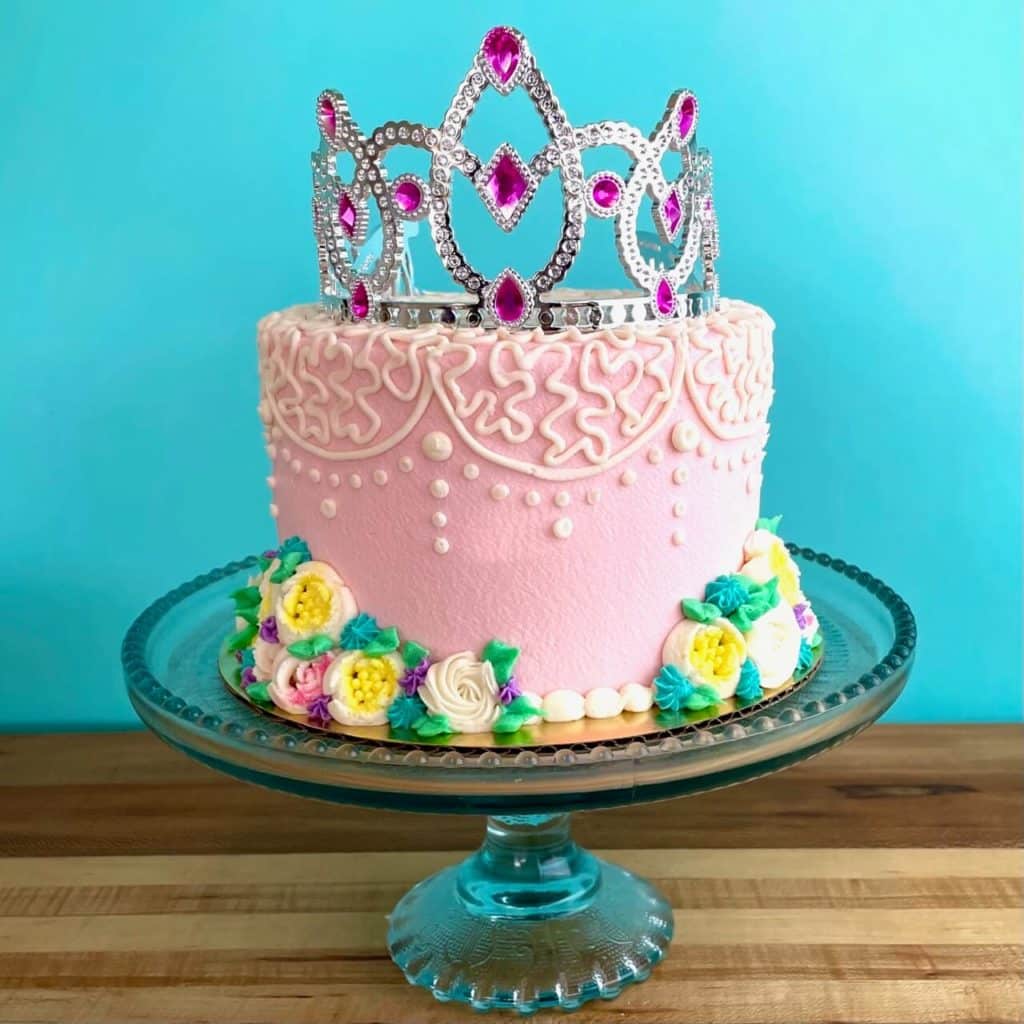 Princess Flower Cake - Amycakes Bakes