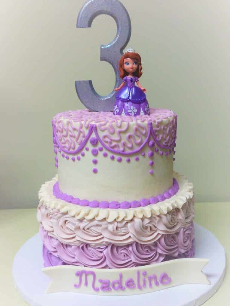 Tiered Princess Rosette Cake by Amycakes Bakes