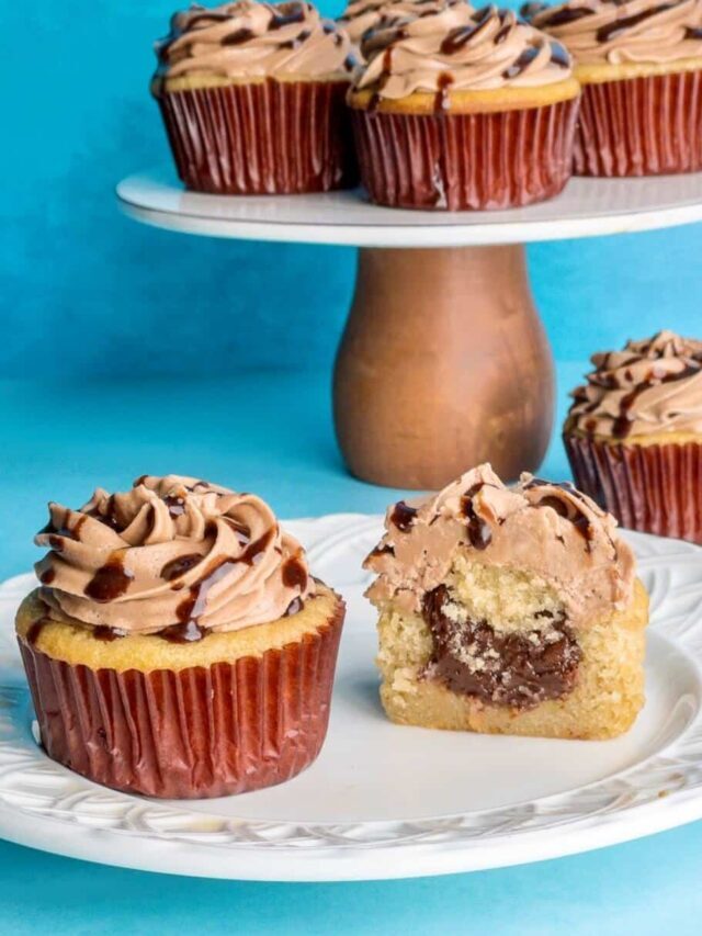 The Best Nutella Cupcakes