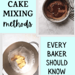 examples of cake mixing methods.